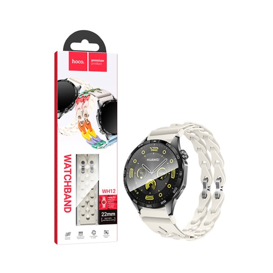 Hoco Silicone Bracelet WH12 Flexible Fashion Hollow Series iWatch (22mm) Star Color Hoco Silicone Bracelet WH12 Flexible Fashion Hollow Series iWatch (22mm) Star Color